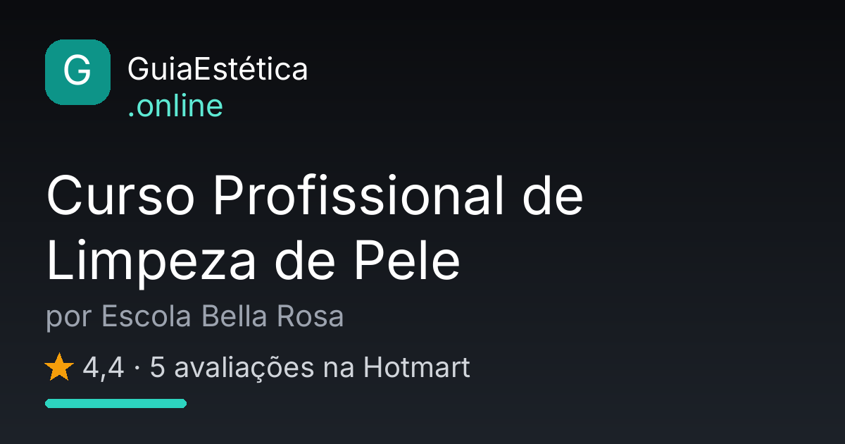 Imagem de destaque: Curso Profissional de Limpeza de Pele