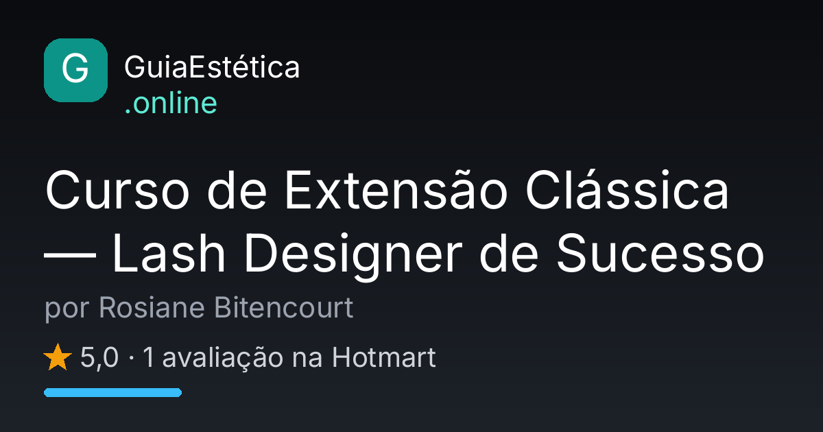 Imagem de destaque: Curso de Extensão Clássica — Lash Designer de Sucesso